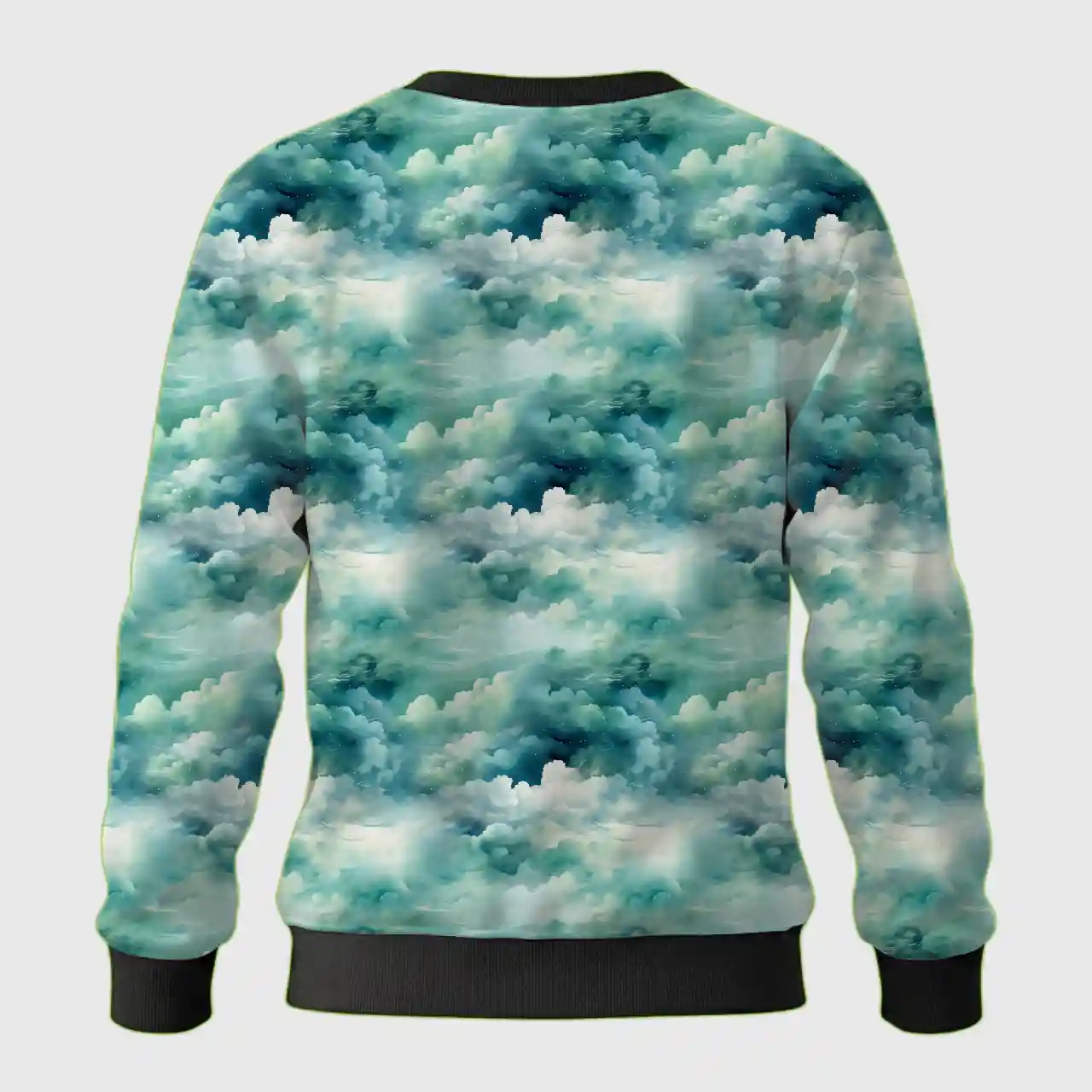 Kids 3D Clouds Print Sweatshirt - Image 3