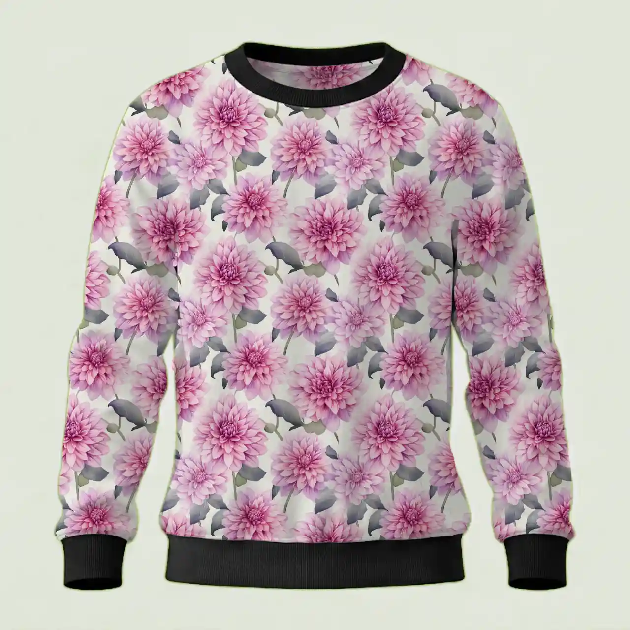 Kids Floral Print Sweatshirt - Image 2