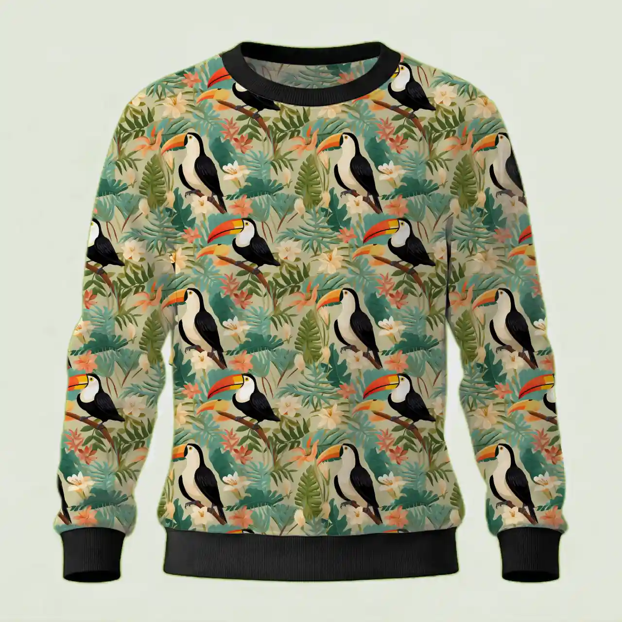 Kids Tropical Colorful Sweatshirt - Image 2