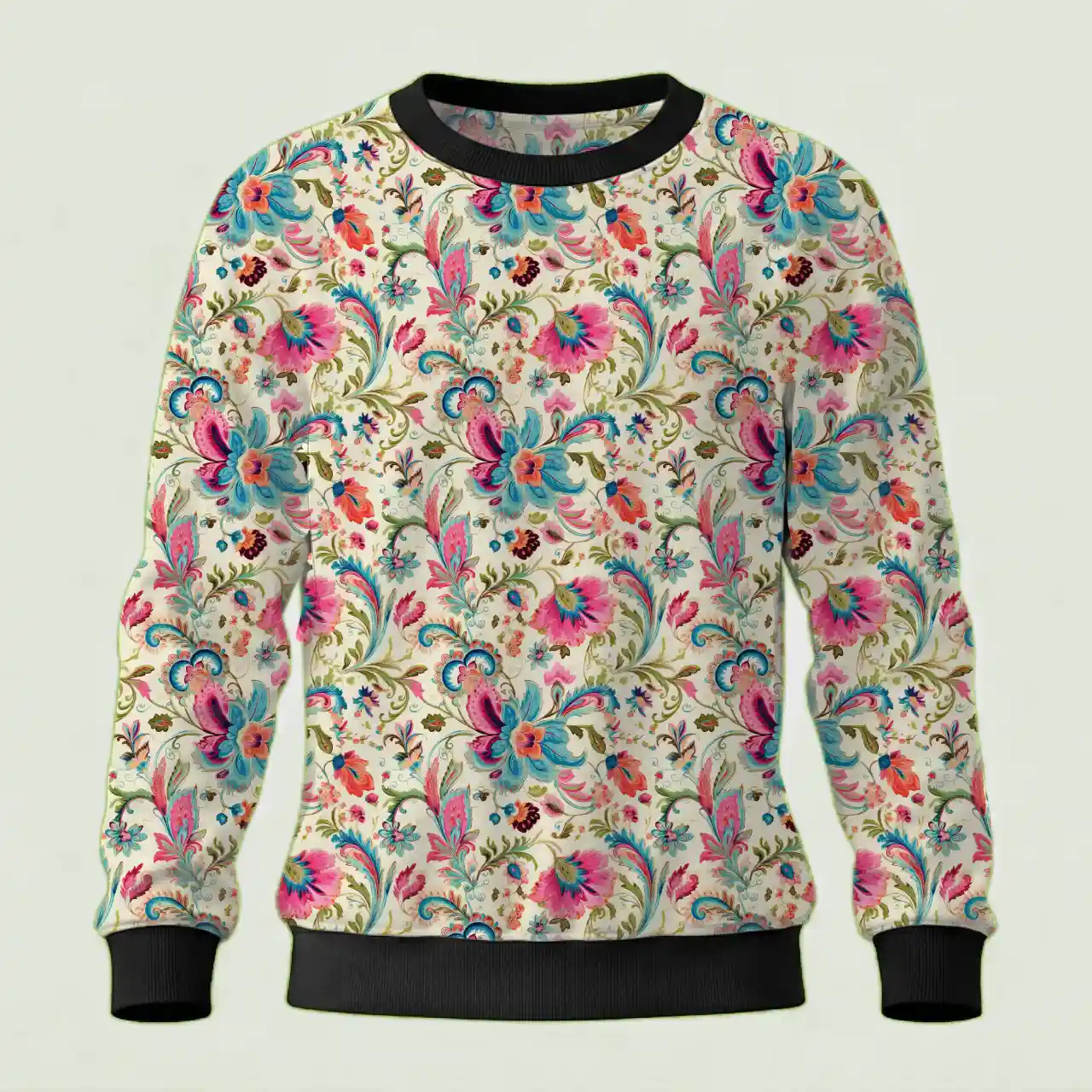 Kids Paisley Printed Sweatshirt - Image 2