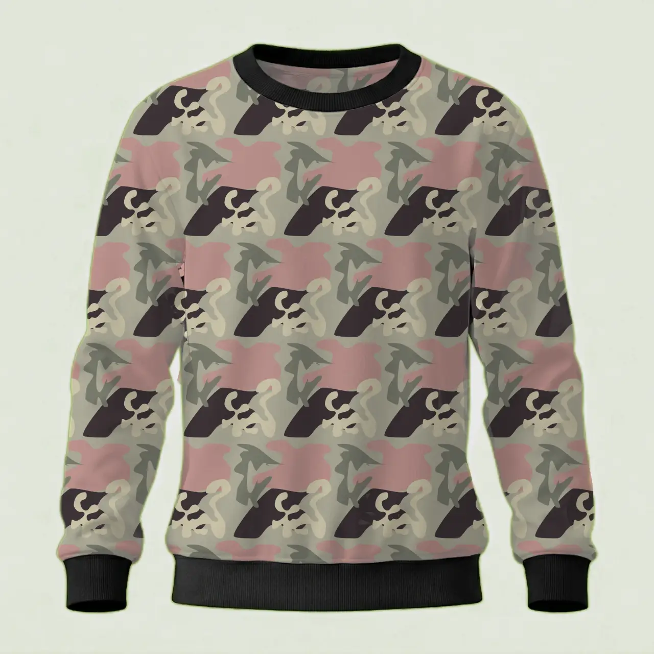 Kids Peach Patchy Sweatshirt - Image 2