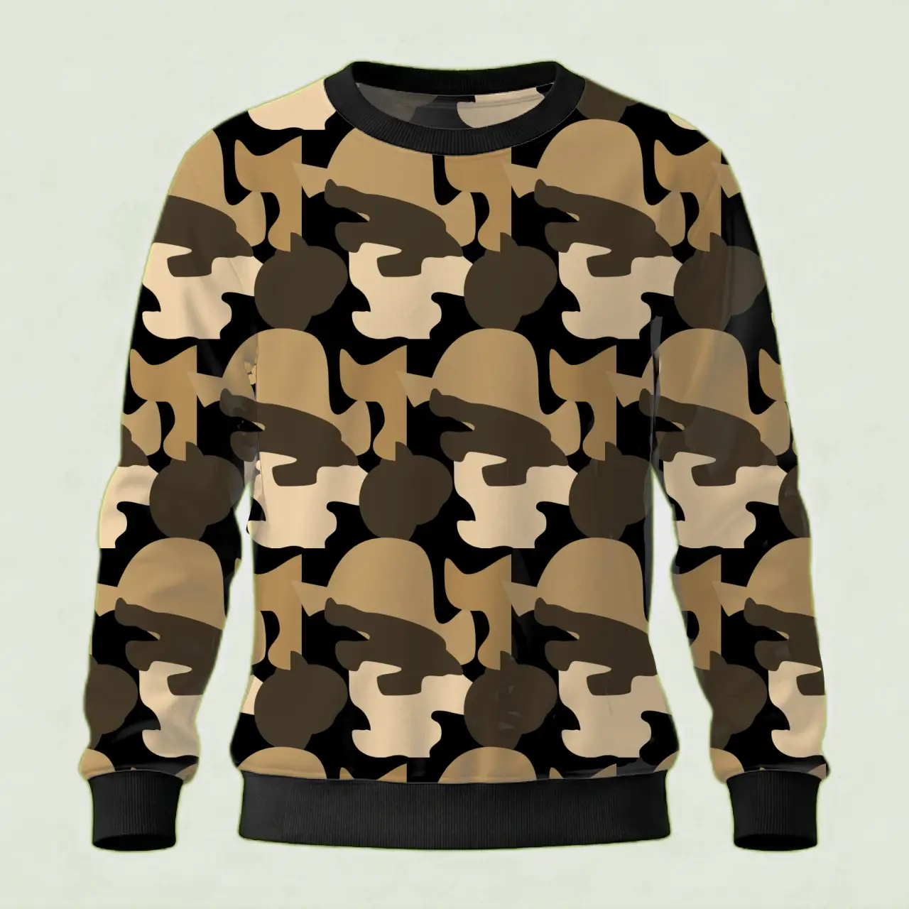 Kids Dessert Camouflage Sweatshirt - Image 2