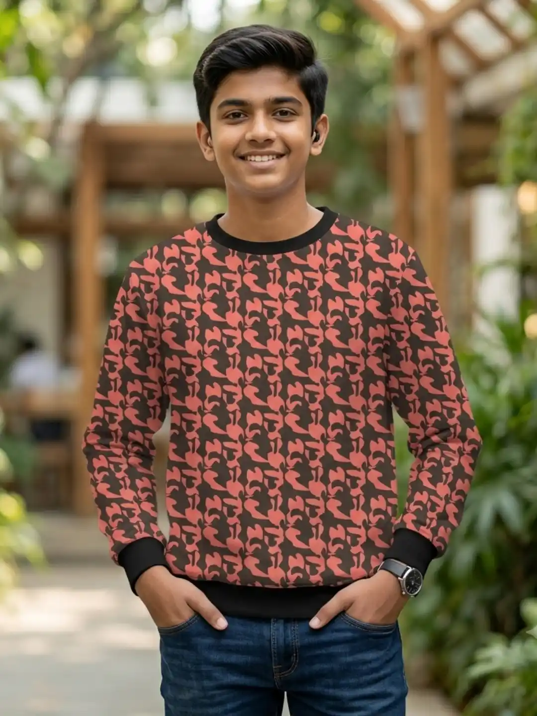 Kids Simple Camo Sweatshirt