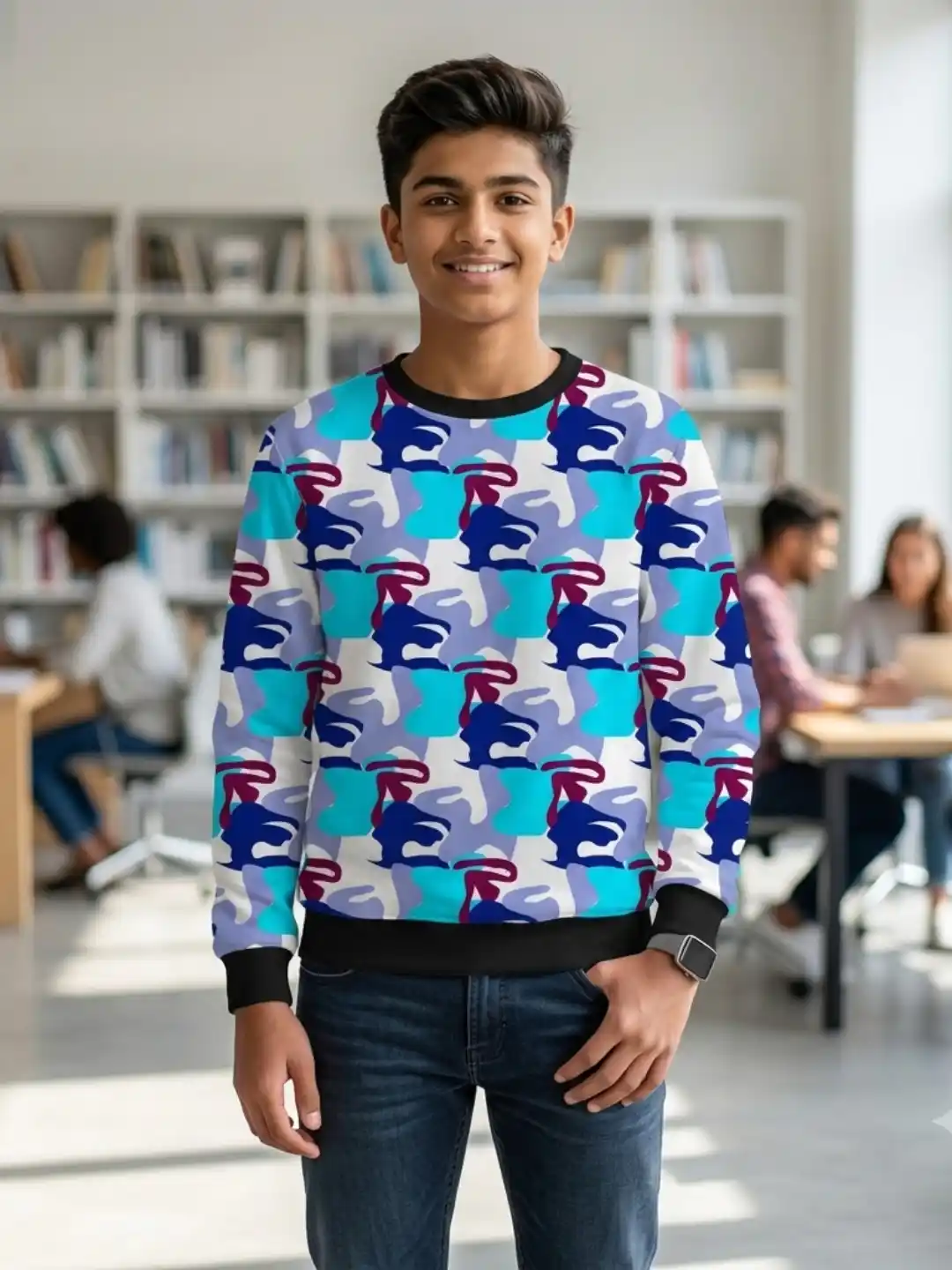 Kids Everyday Bold Blue Sweatshirt