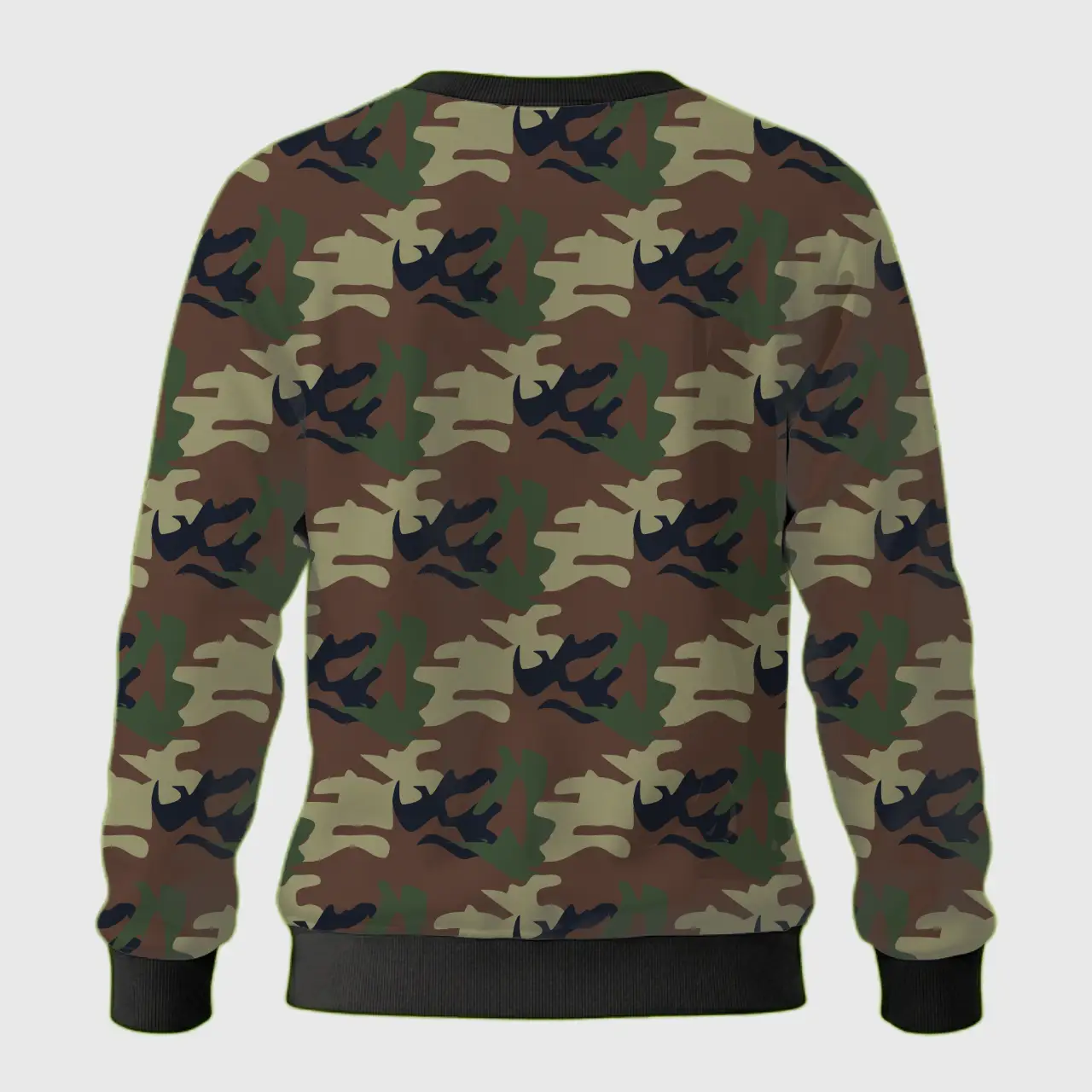 Kids Army Type Camo Sweatshirt - Image 3