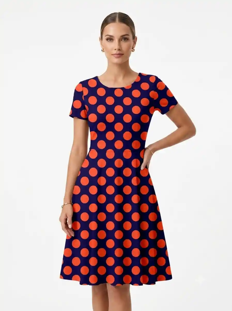 Polka Dots Aline Dress