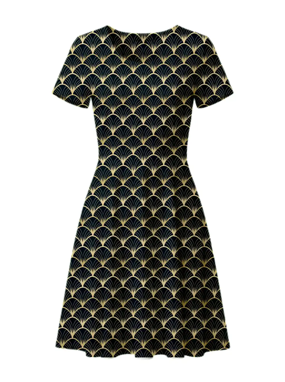 Arches Printed Aline Dress - Image 2