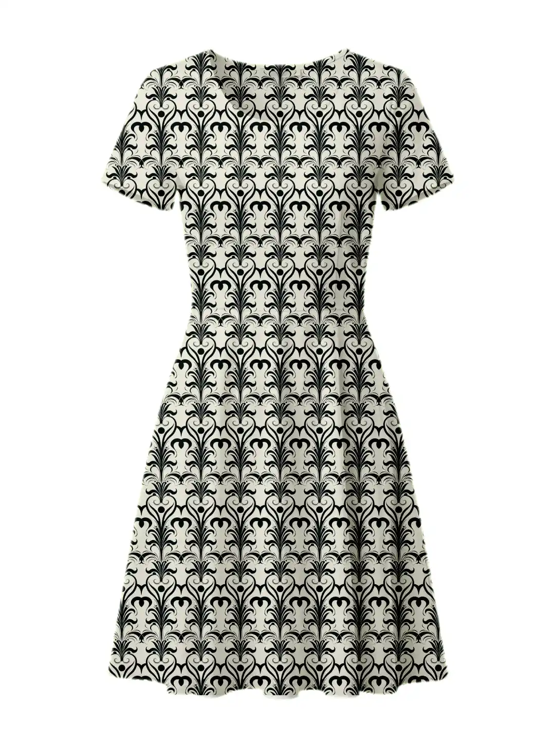 Printed Nouveau Aline Dress - Image 2
