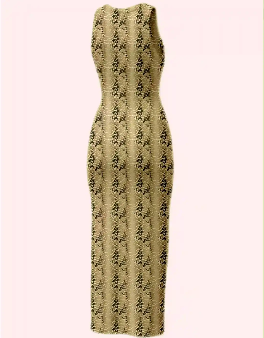 Skin Fit Alligator Bodycon Dress - Image 2