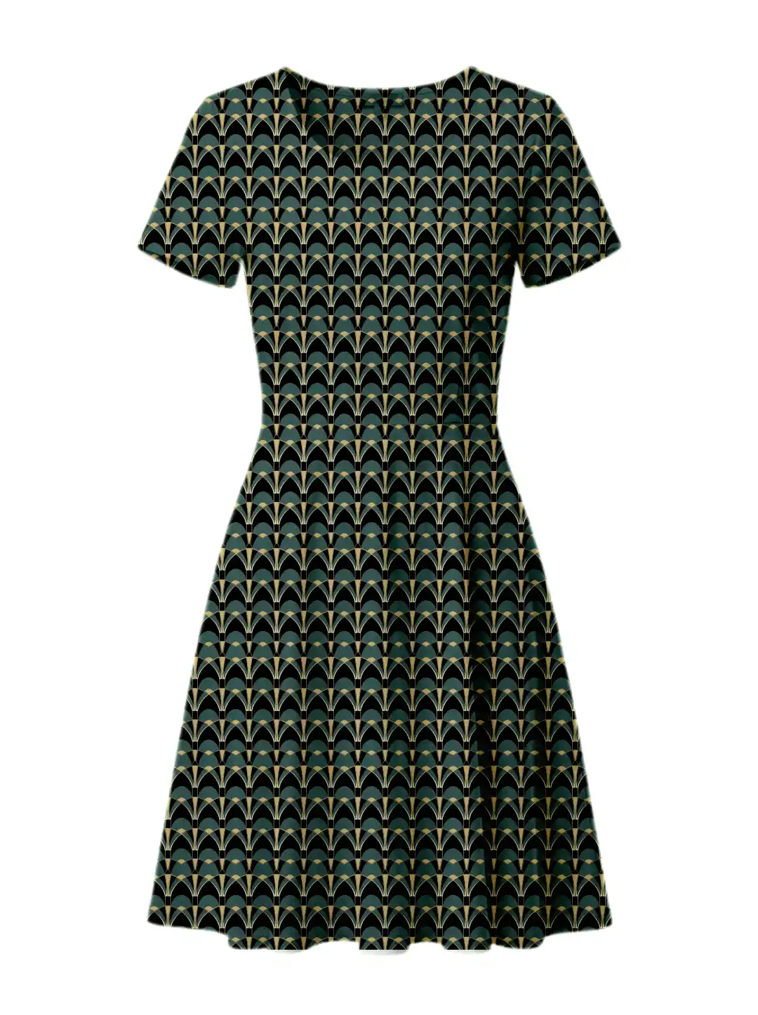 Art Arches Printed Aline Dress - Image 2