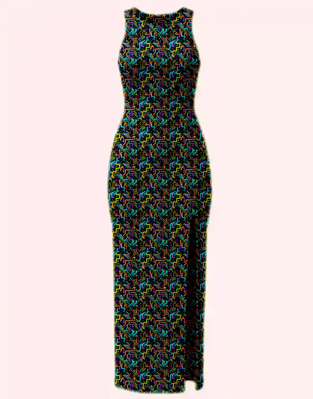 Cyber Punk Urban Bodycon Dress - Image 2