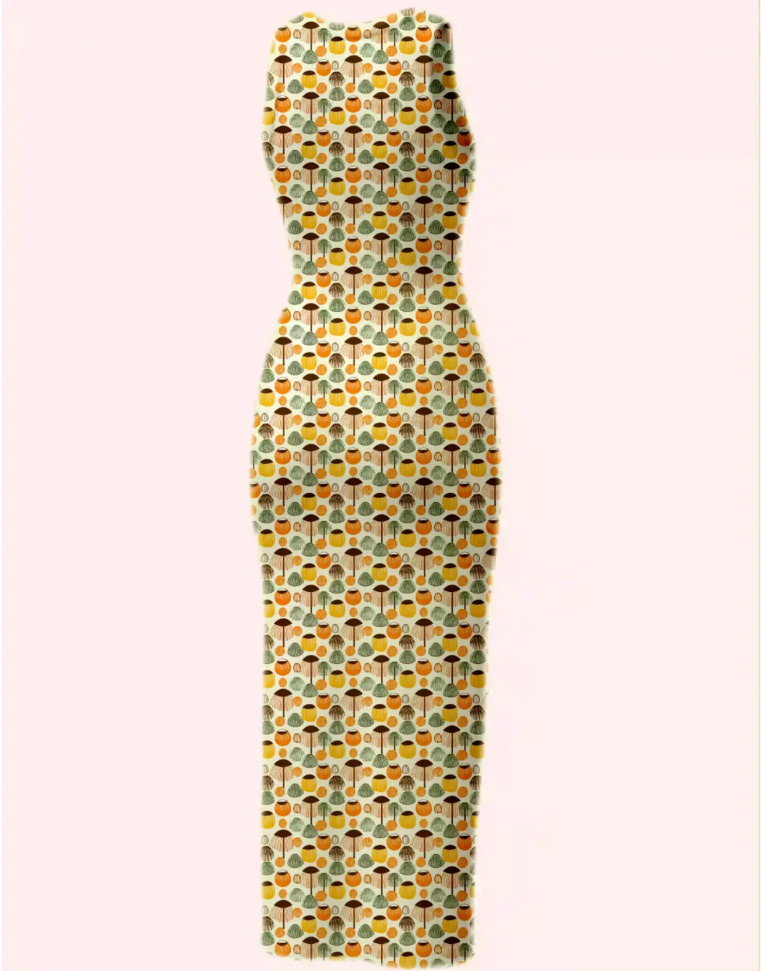 Retro Colorful  Bodycon Dress - Image 3